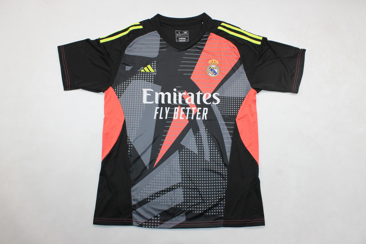 AAA Quality Real Madrid 24/25 GK Black Soccer Jerseys